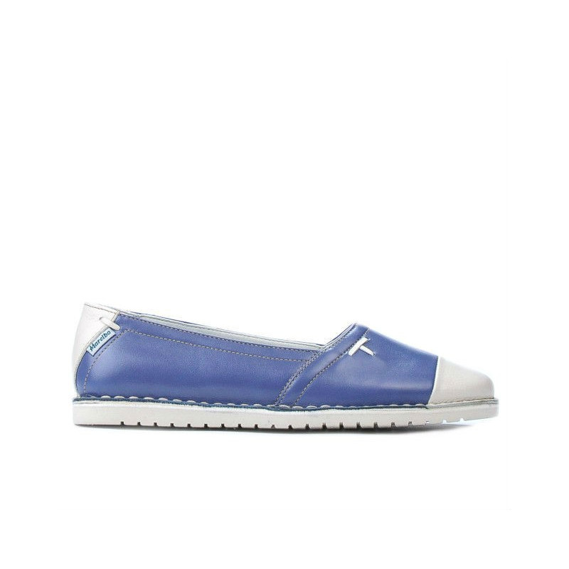 Ballerines femme 7003 bleu combiné
