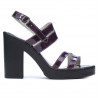 Sandales femme 5027 verni violet