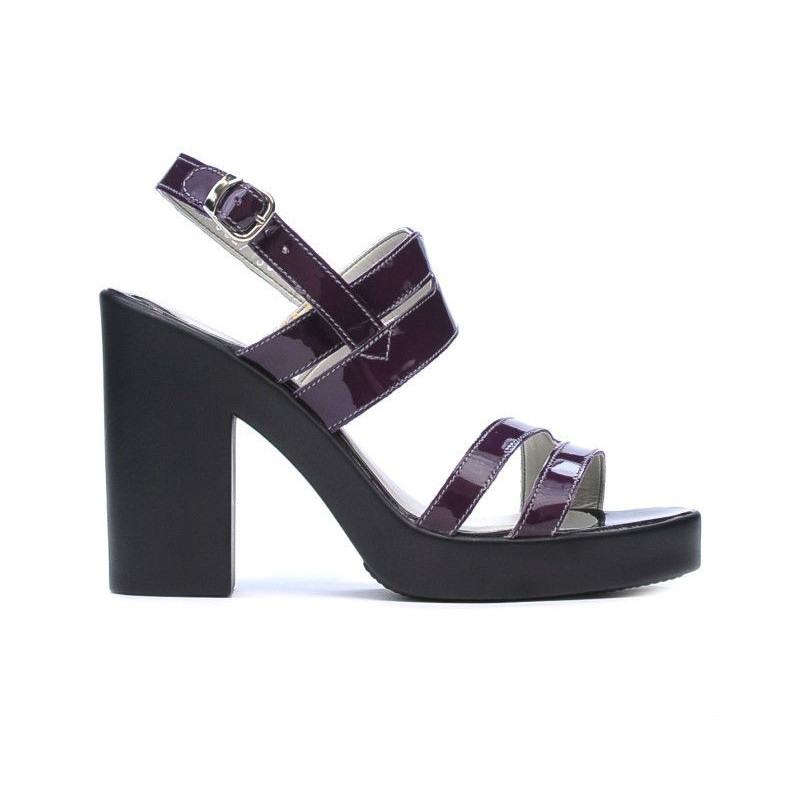 Sandales femme 5027 verni violet