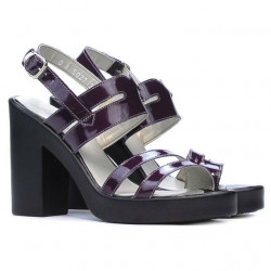 Sandales femme 5027 verni violet