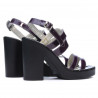 Sandales femme 5027 verni violet