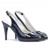 Sandales femme 1250 vernis indigo