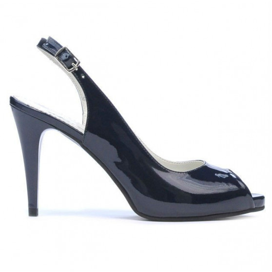Sandales femme 1250 vernis indigo