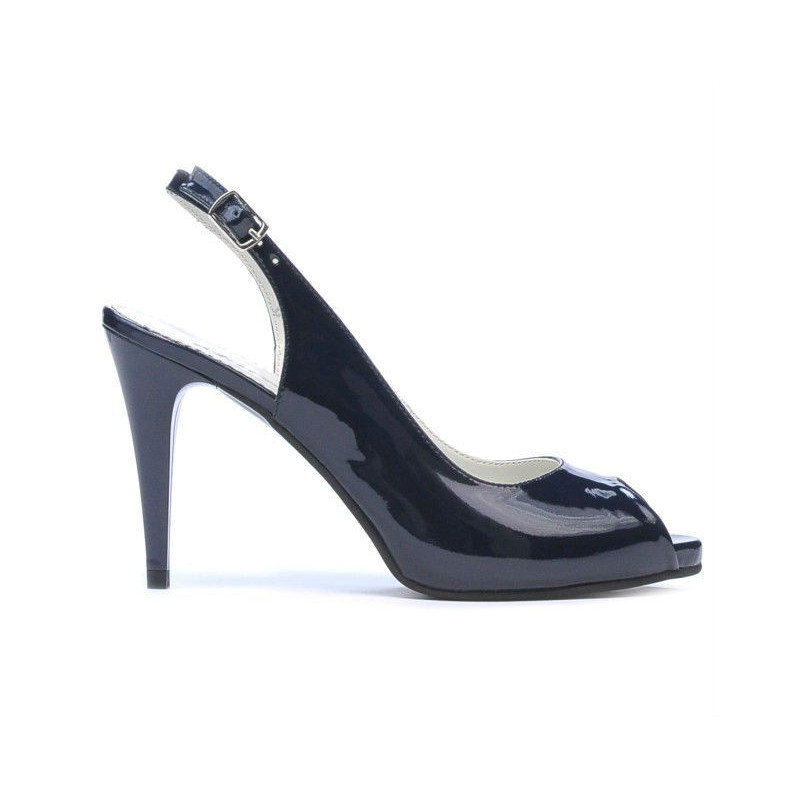 Sandales femme 1250 vernis indigo