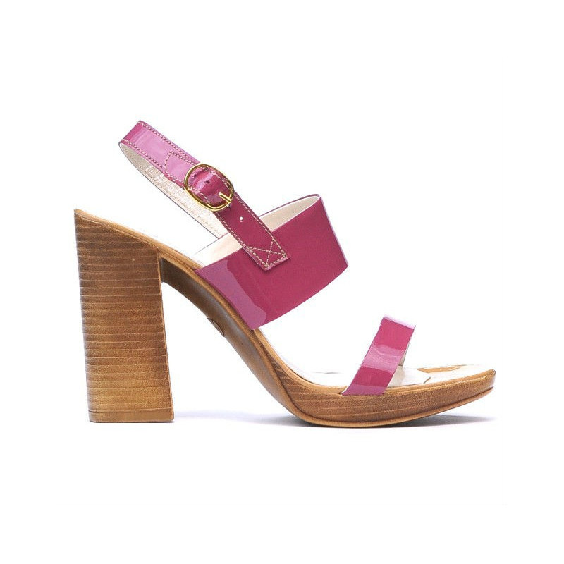Sandales femme 5028 vernis fuchsia