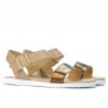 Sandales femme 5036 cuivre+beige