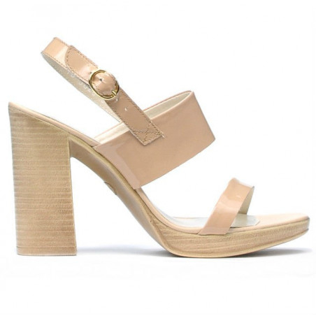 Sandales femme 5028 vernis nude