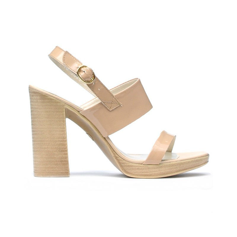 Sandales femme 5028 vernis nude