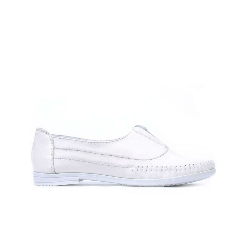 Mocassins femme 675 blanc