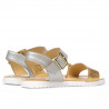 Sandales femme 5036 or+argent