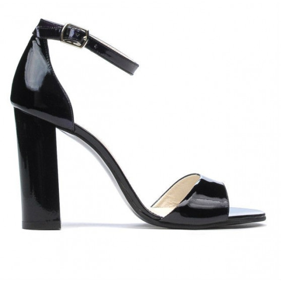 Sandales femme 1259 vernis noir+violet (caméléon) Sandales femme 1259 vernis noir+violet (caméléon)