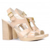 Sandales femme 5029 vernis nude