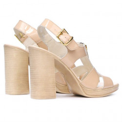 Sandales femme 5029 vernis nude