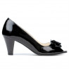 Sandales femme 1255 vernis noir