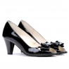 Sandales femme 1255 vernis noir