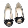 Sandales femme 1255 vernis noir