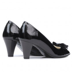 Sandales femme 1255 vernis noir