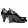 Sandales femme 1255 vernis noir