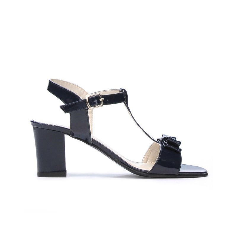 Sandales femme 1257 laque indigo