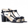 Sandales femme 1257 laque indigo