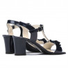 Sandales femme 1257 laque indigo