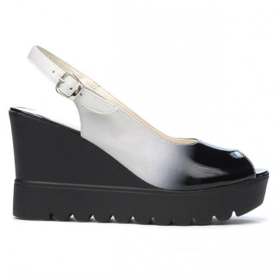 Sandales femme 5026 noir+blanc Sandales femme 5026 noir+blanc