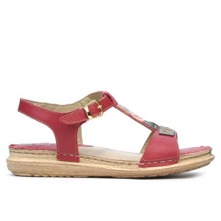 Sandales femme 5040 rouge