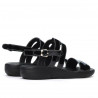 Sandales femme 5035 vernis noir