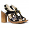 Sandales femme 5029 vernis bordeaux