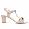 Sandales femme 1257 vernis ivoire