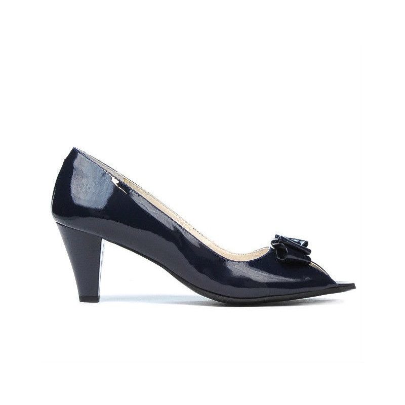 Sandales femme 1255 vernis indigo