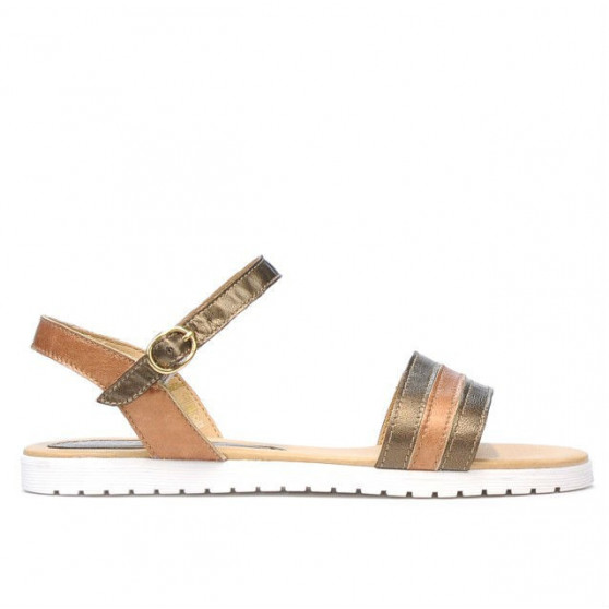 Sandales femme 5037 cuivre combiné Sandales femme 5037 cuivre combiné