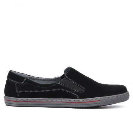 Baskets femme 624 noir velours