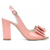 Sandales femme 1256 vernis rose