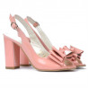 Sandales femme 1256 vernis rose