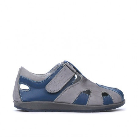 Chaussures petits enfants 07c indigo+gris
