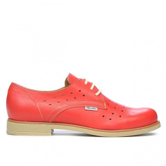 Chaussures décontractées femme 678 rouge corail Chaussures décontractées femme 678 rouge corail