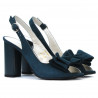 Sandales femme 1256 turquoise antilope 01