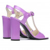 Sandales femme 1258 vernis violet clair