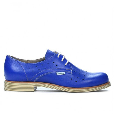 Chaussures casual femme 678 bleu électrique