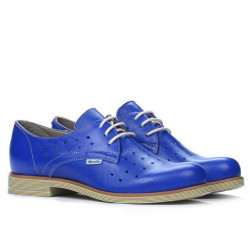 Chaussures casual femme 678 bleu électrique