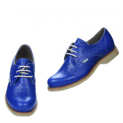 Chaussures casual femme 678 bleu électrique