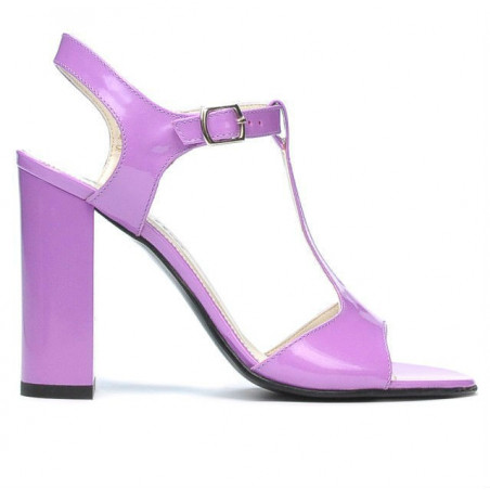 Sandales femme 1258 vernis violet clair