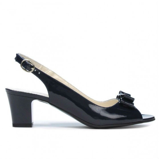 Sandales femme 1251 vernis indigo