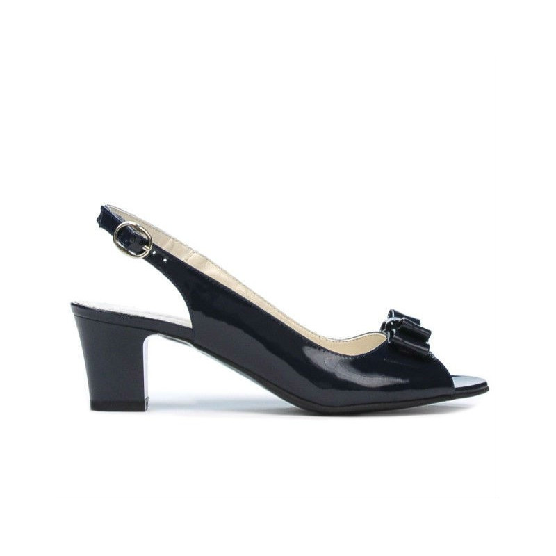 Sandales femme 1251 vernis indigo