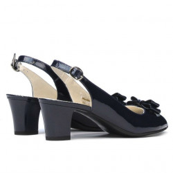 Sandales femme 1251 vernis indigo