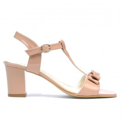 Sandales femme 1257 verni nude