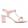 Sandales femme 1257 vernis beige nacré