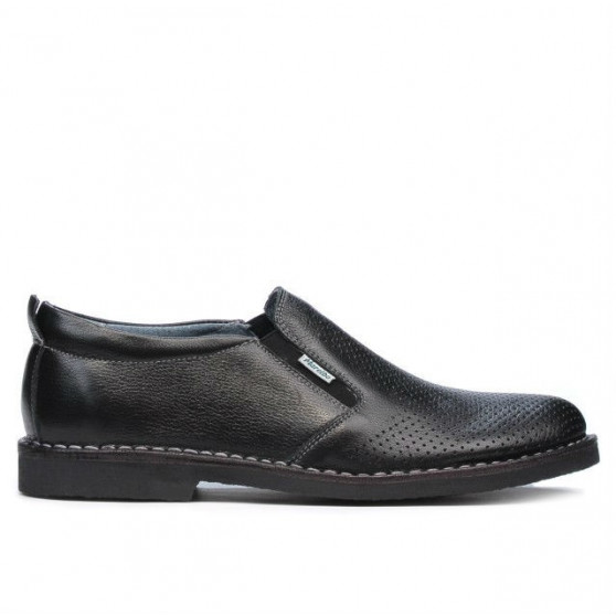 Chaussures casual homme (grandes tailles) 7200mp noir perforé Chaussures casual homme (grandes tailles) 7200mp noir perforé