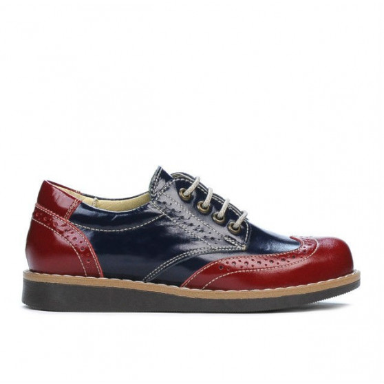 Chaussures enfants 154 vernis bordeaux combiné Chaussures enfants 154 vernis bordeaux combiné